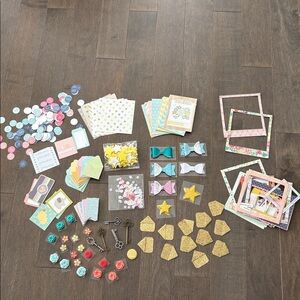 Scrapbooking Supplies, Paper Craft Stationery Album Memory Keeper Decor Keepsake